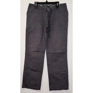 Patagonia Women's Mauve Taupe Cargo Style Pants Organic Cotton Size 4 EUC!!!